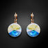 Auskarai "Klaris II (Aurore Boreale)" su Swarovski™ kristalais